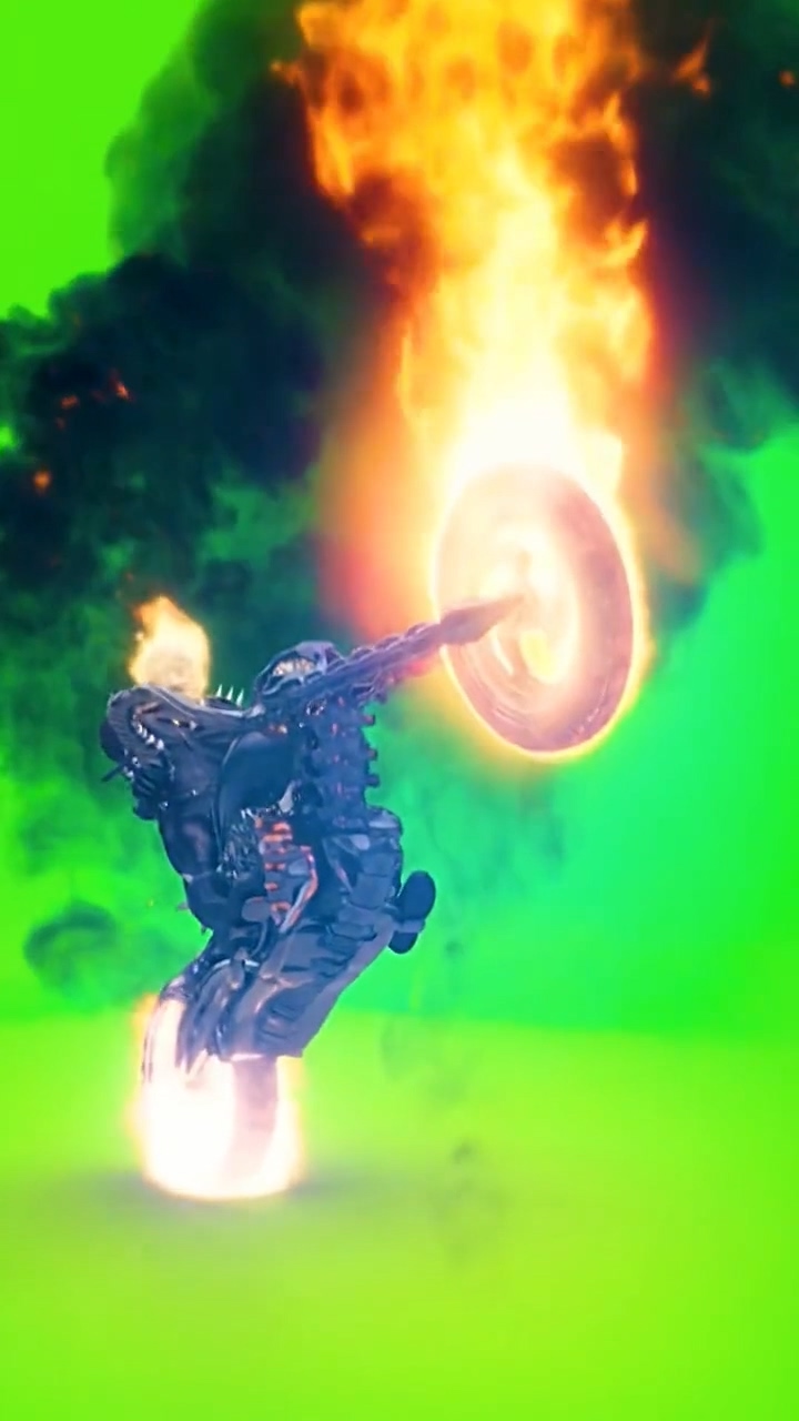 EGM 恶灵骑士 摩托车 火焰摩托车手机特效图片