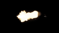  枪火 特效  子弹 火光 烟雾 抠像素材 黑幕视频